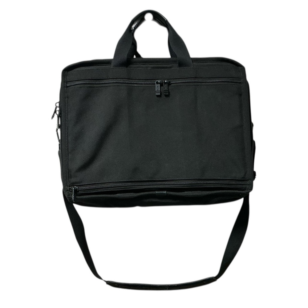 Tumi Deluxe Black Nylon Durable Organizer Laptop Briefcase - Picture 3 of 16